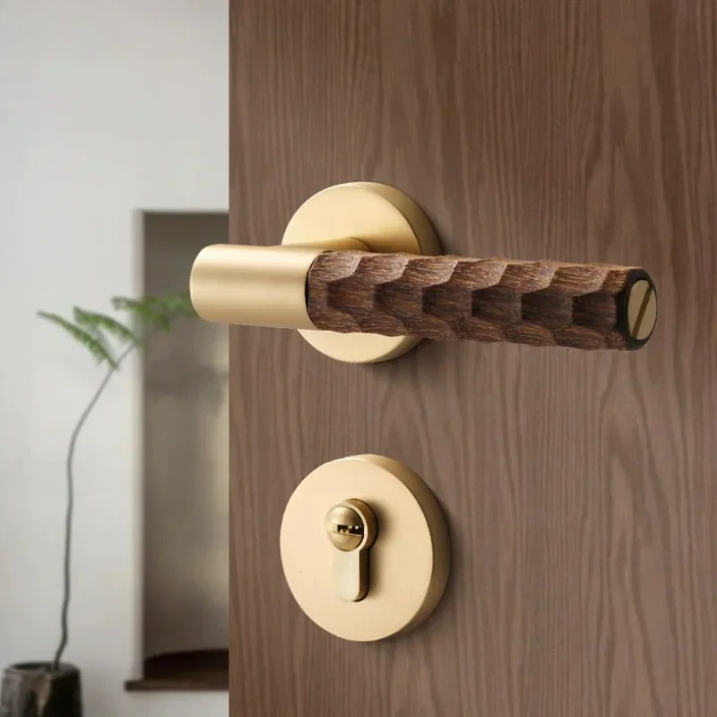 Drewniana klamka do drzwi, cic – Home Hardware Bathroom Accessories recenzja i cena