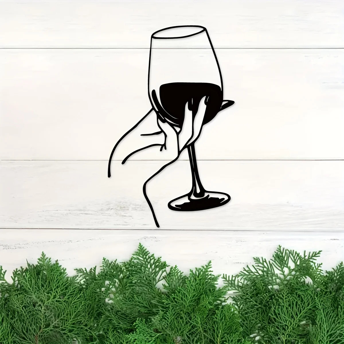 Wine Lover Lady Hand Metal Wal – Home Creation Bathroom recenzja i cena