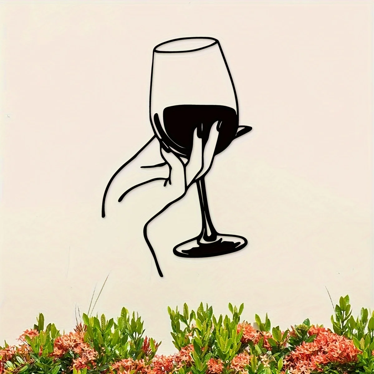 Wine Lover Lady Hand Metal Wal – Home Creation Bathroom recenzja i cena